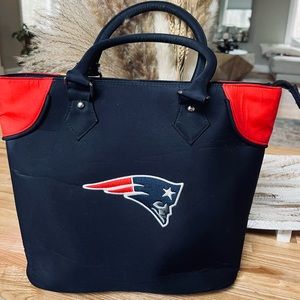 Officially Licensed MVF NFL New England Patriots Women's Handbag Blue